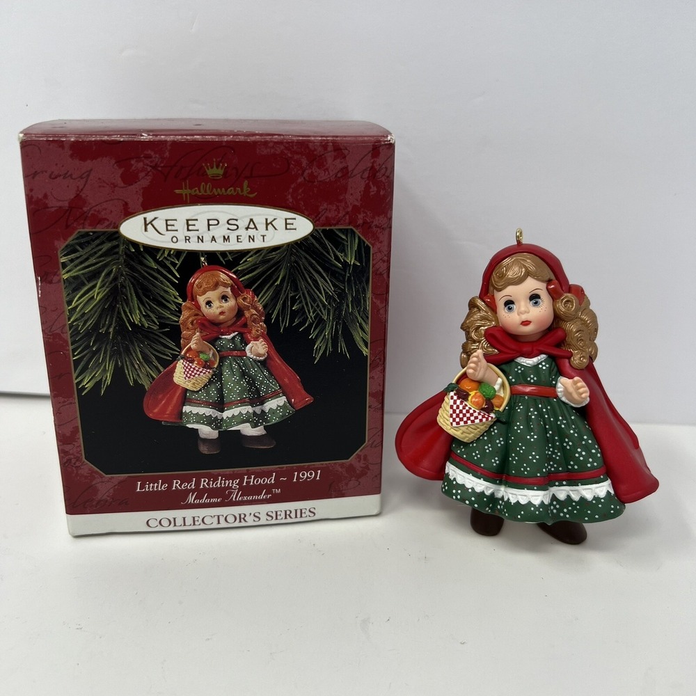 Hallmark Keepsake 1997 Little Red Riding Hood 1991 Madame Alexander